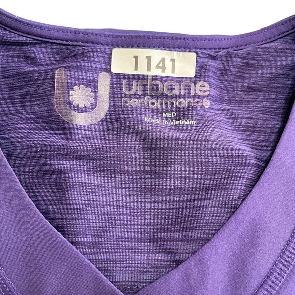 Urbane Performance Purple Scrub Top Size Medium - Picture 10 of 11